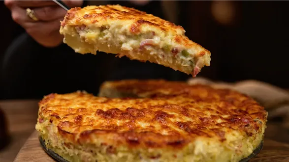 Tarta ziemniaczana z boczkiem